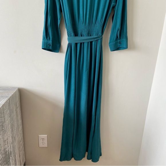 Malinas Kaira Tied Maxi Shirt Dress - Picture 9 of 13